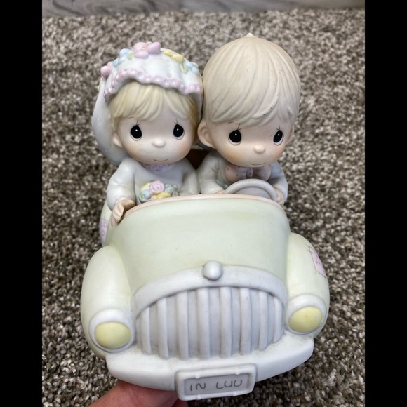 Bride Groom Wedding Gift Vintage Precious Moments Exclusive Stamp 1988 - Picture 4 of 9